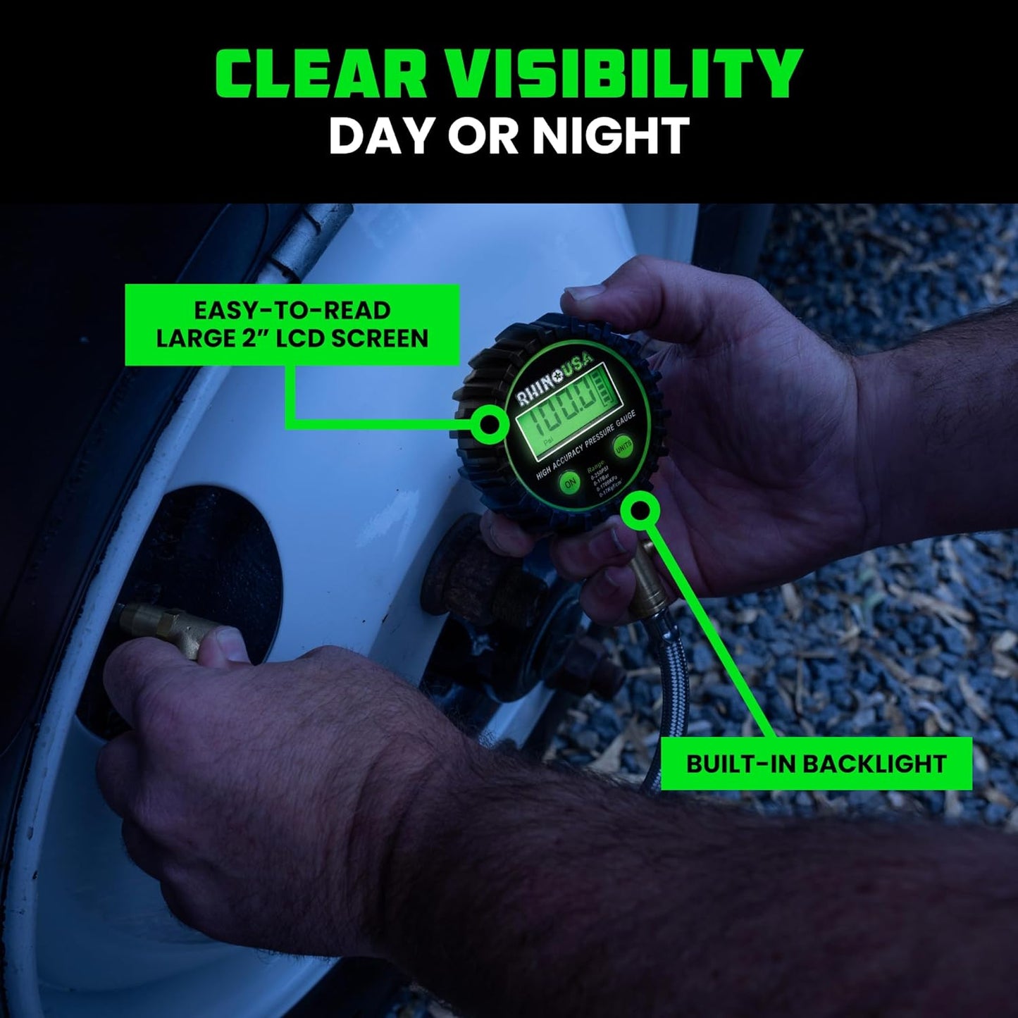 250 PSI Digital Tire Gauge