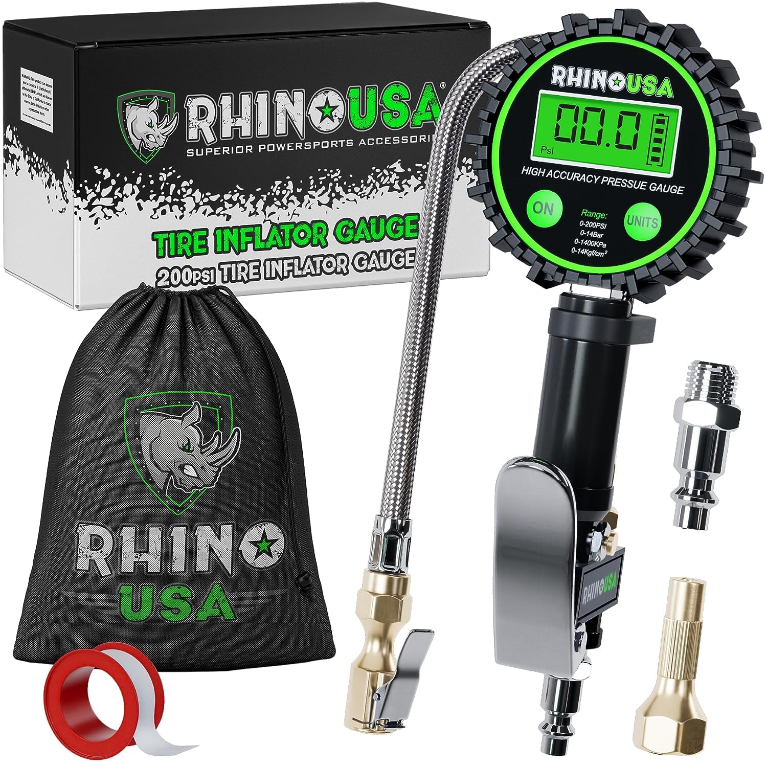 Rhino Digital Tire Pressure Gauge: Precision Meets Innovation