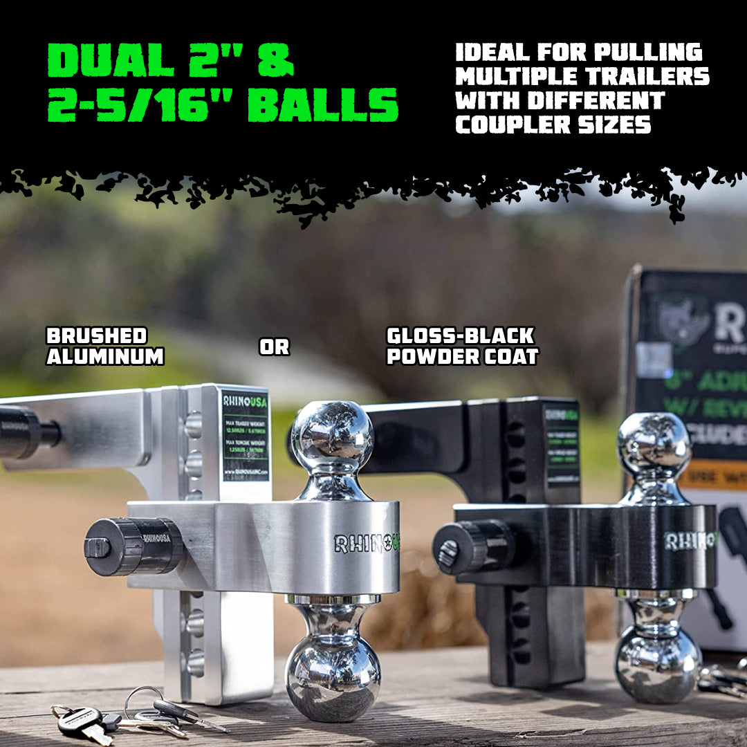 6" Adjustable Drop Hitch (2" Receivers)