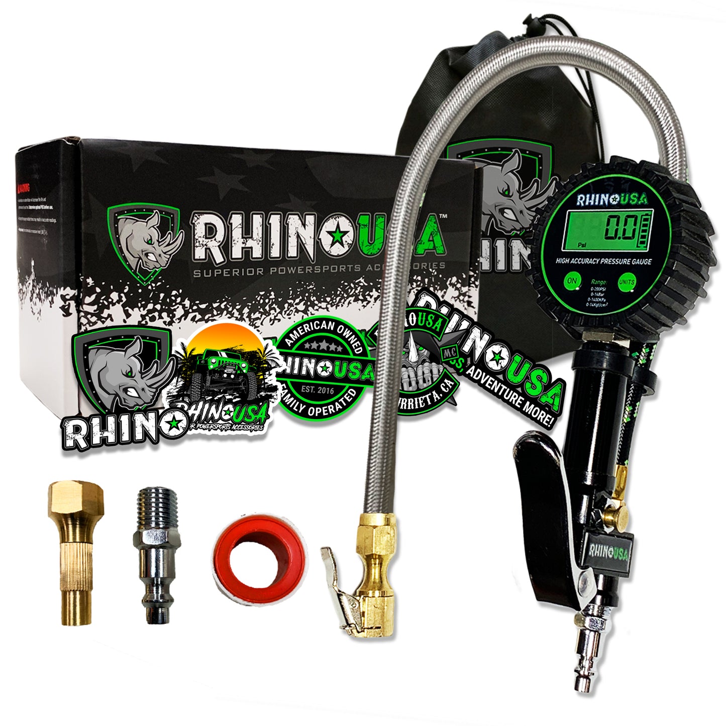 200 PSI Tire Inflator Gauge