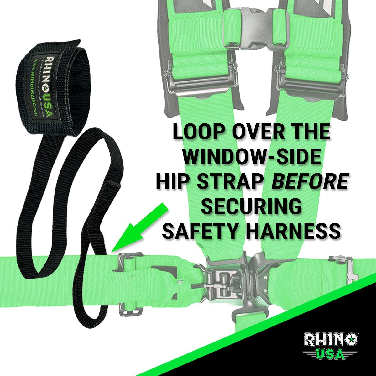 UTV Safety Wrist Restraints (Pair) Rhino USA, Inc.