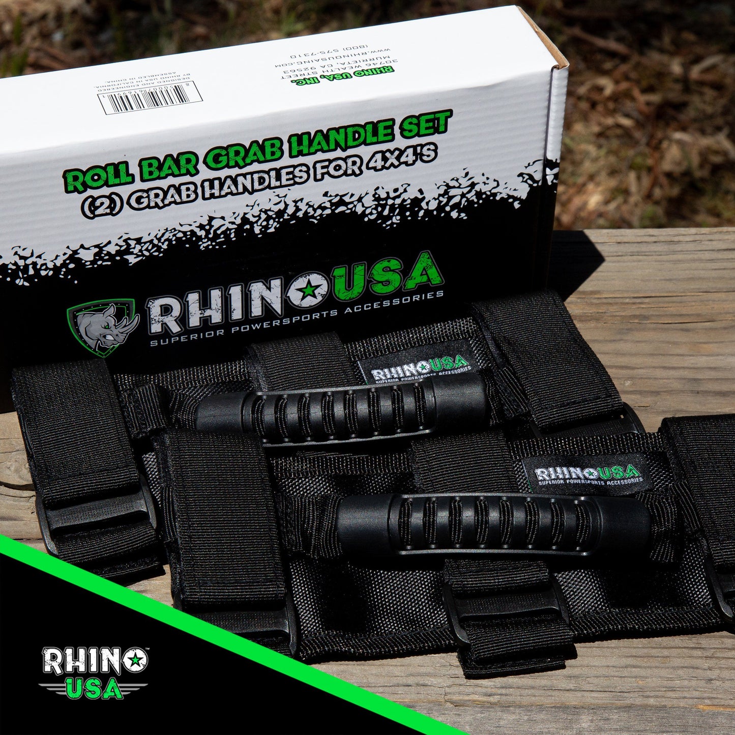 4x4 Roll Bar Grab Handles Rhino USA, Inc.