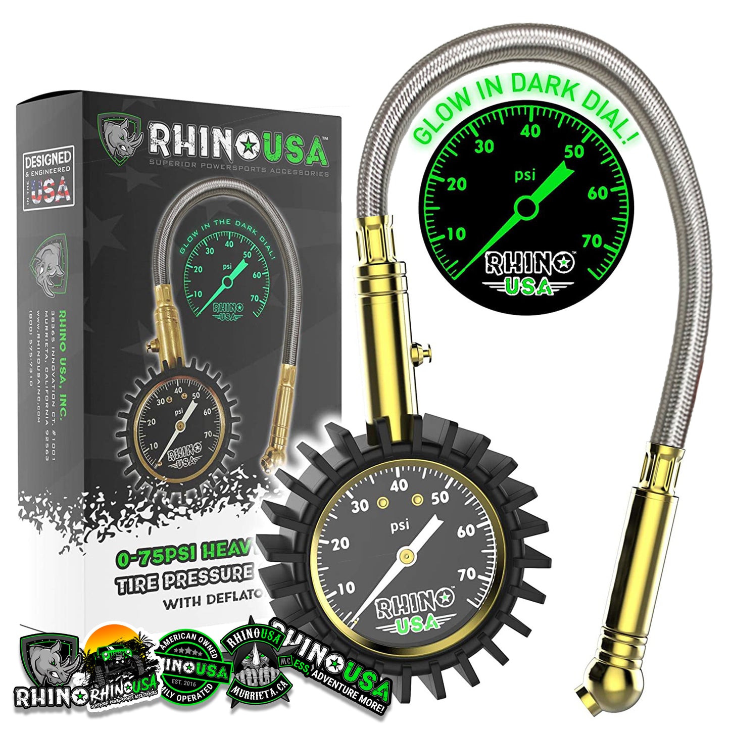 75 PSI Tire Pressure Gauge