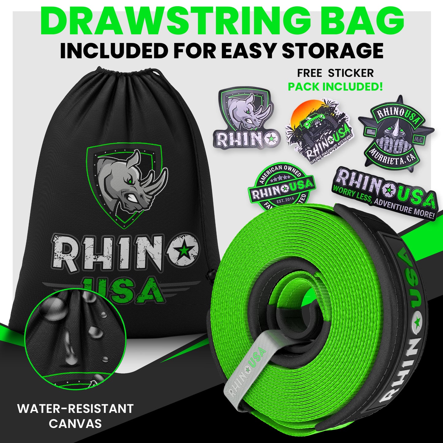 4" x 30' Ultimate Recovery/Tow Strap