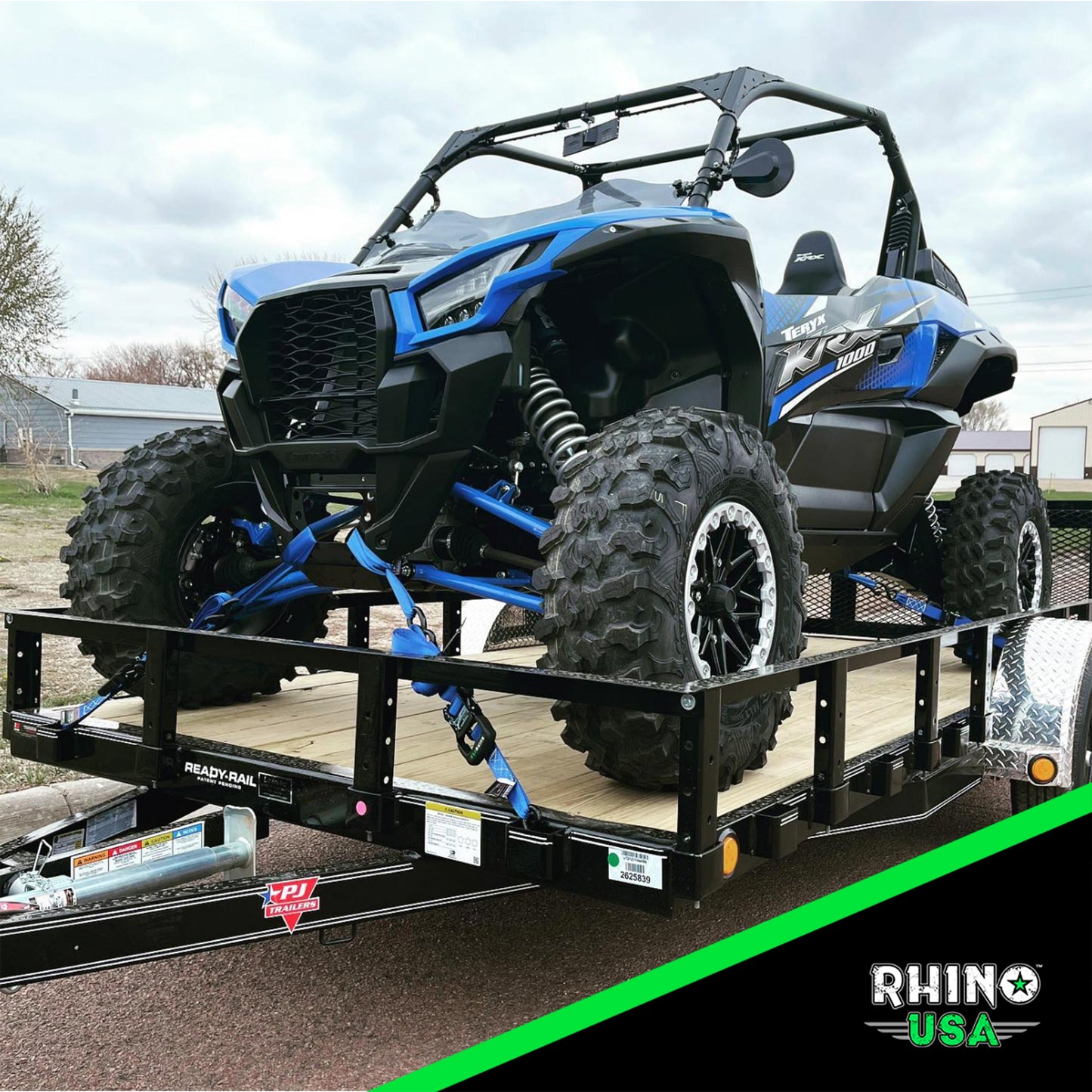 1.6" x 8' HD Ratchet Tie-Down Set (4-Pack) Tie-Down Straps Rhino USA, Inc.
