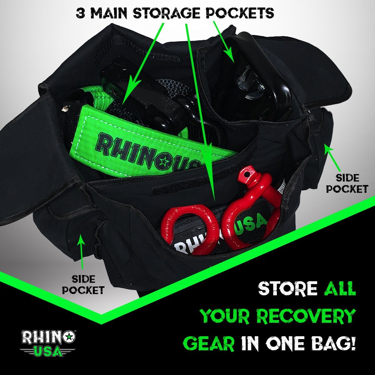 Ultimate Recovery Gear Storage Bag Recovery Rhino USA, Inc.