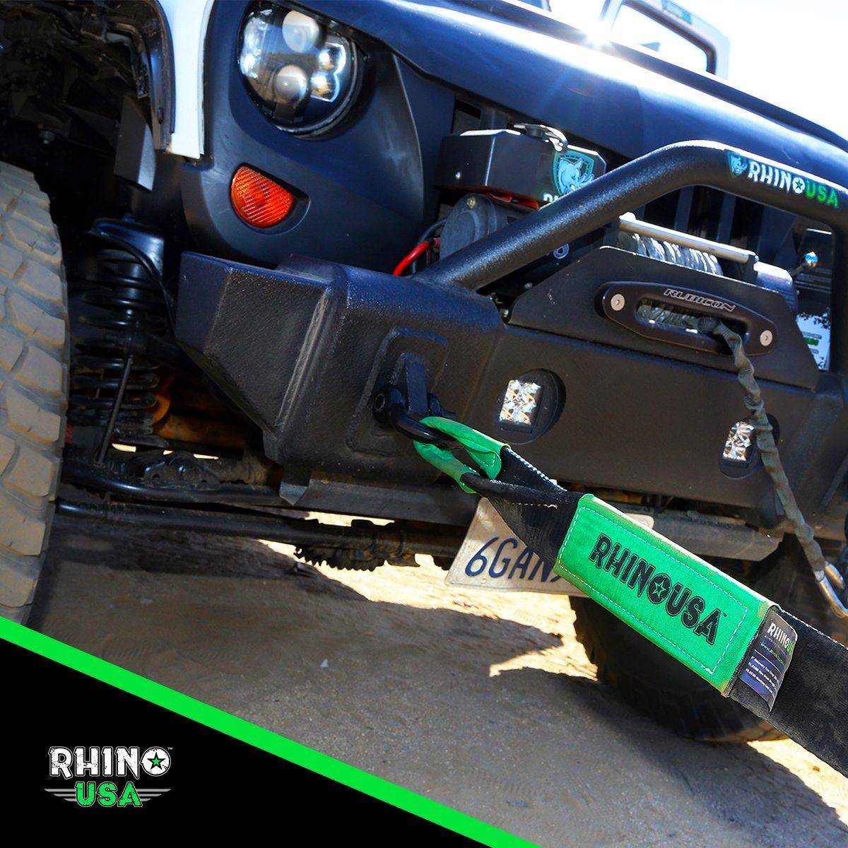30' Tow Strap & D-Ring Shackle Set Combo Recovery Rhino USA, Inc.