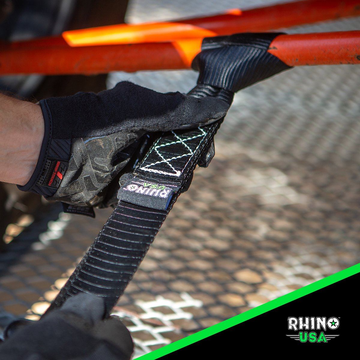 1.7" x 17" Soft Loop Tie-Down Straps (4-Pack) Tie-Down Straps Rhino USA, Inc.
