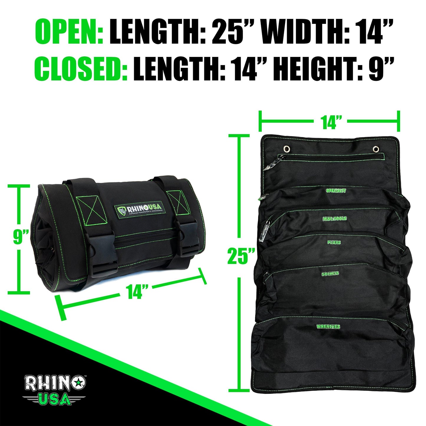Ultimate UTV/4x4 Tool Organizer Rhino USA