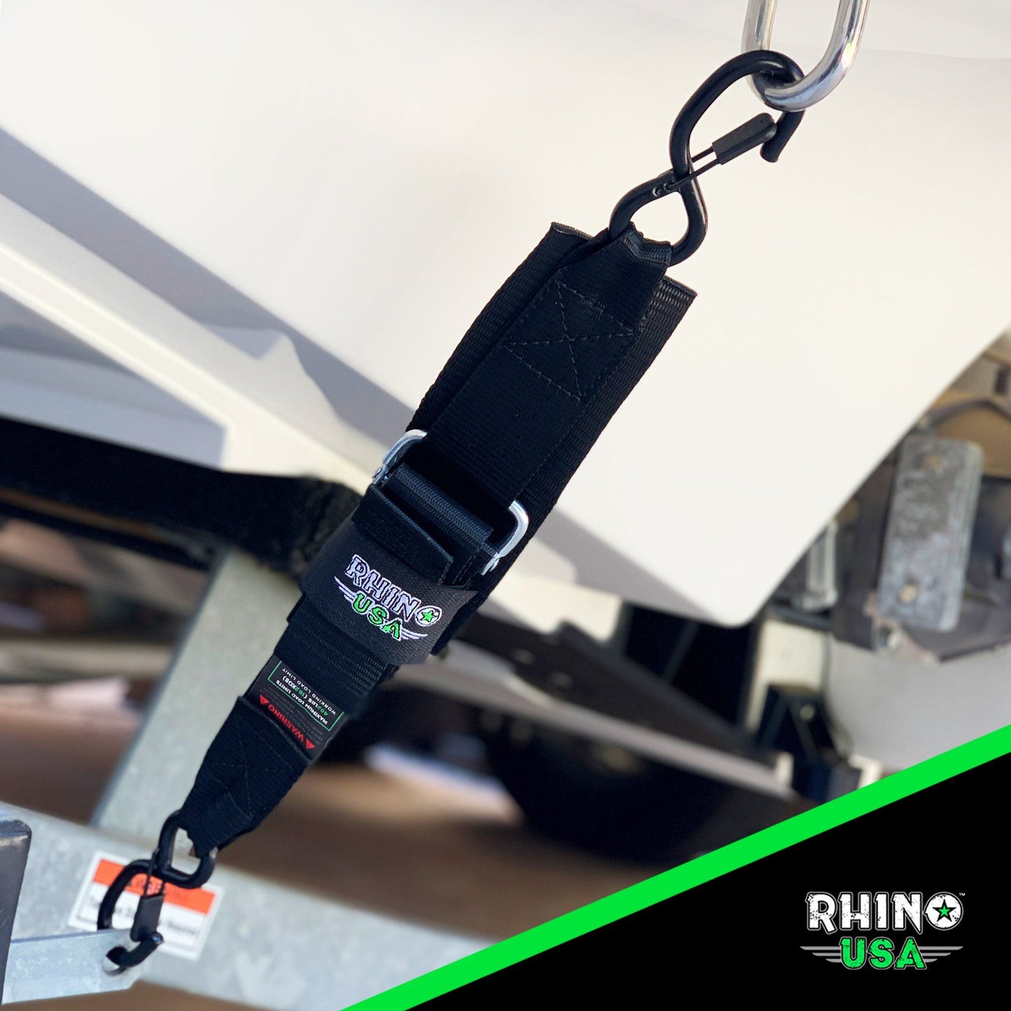 2" x 4' Transom Tie-Down Set Tie-Down Straps Rhino USA