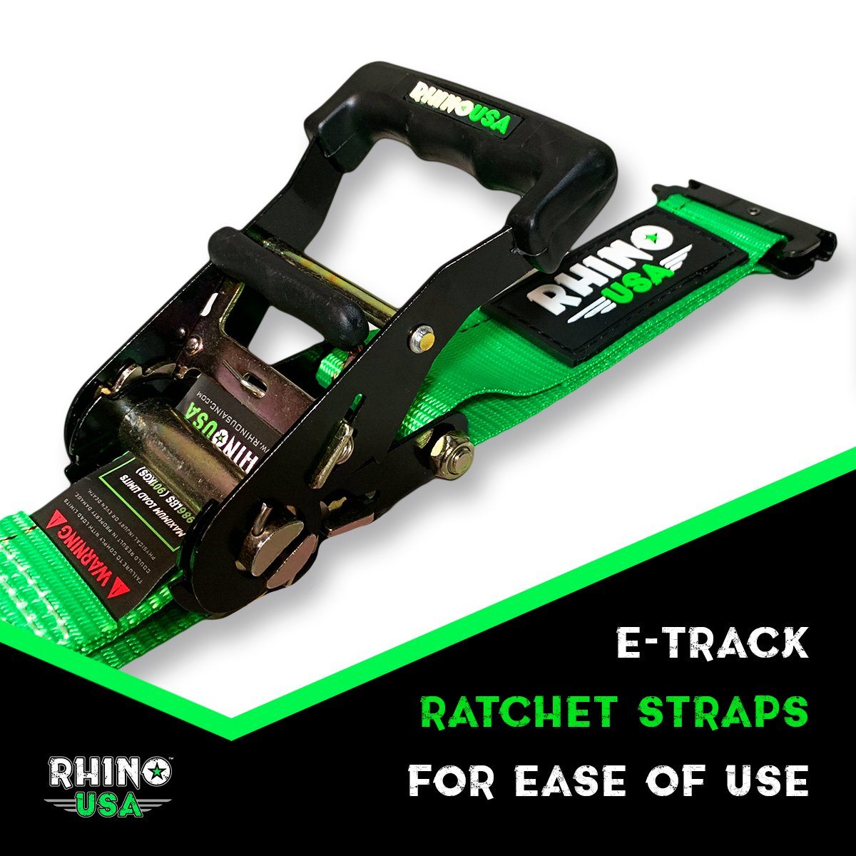 UTV Wheel Chock Tie-Down Kit Tie-Down Straps Rhino USA