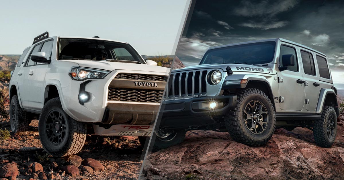 Toyota 4Runner VS. Jeep Wrangler