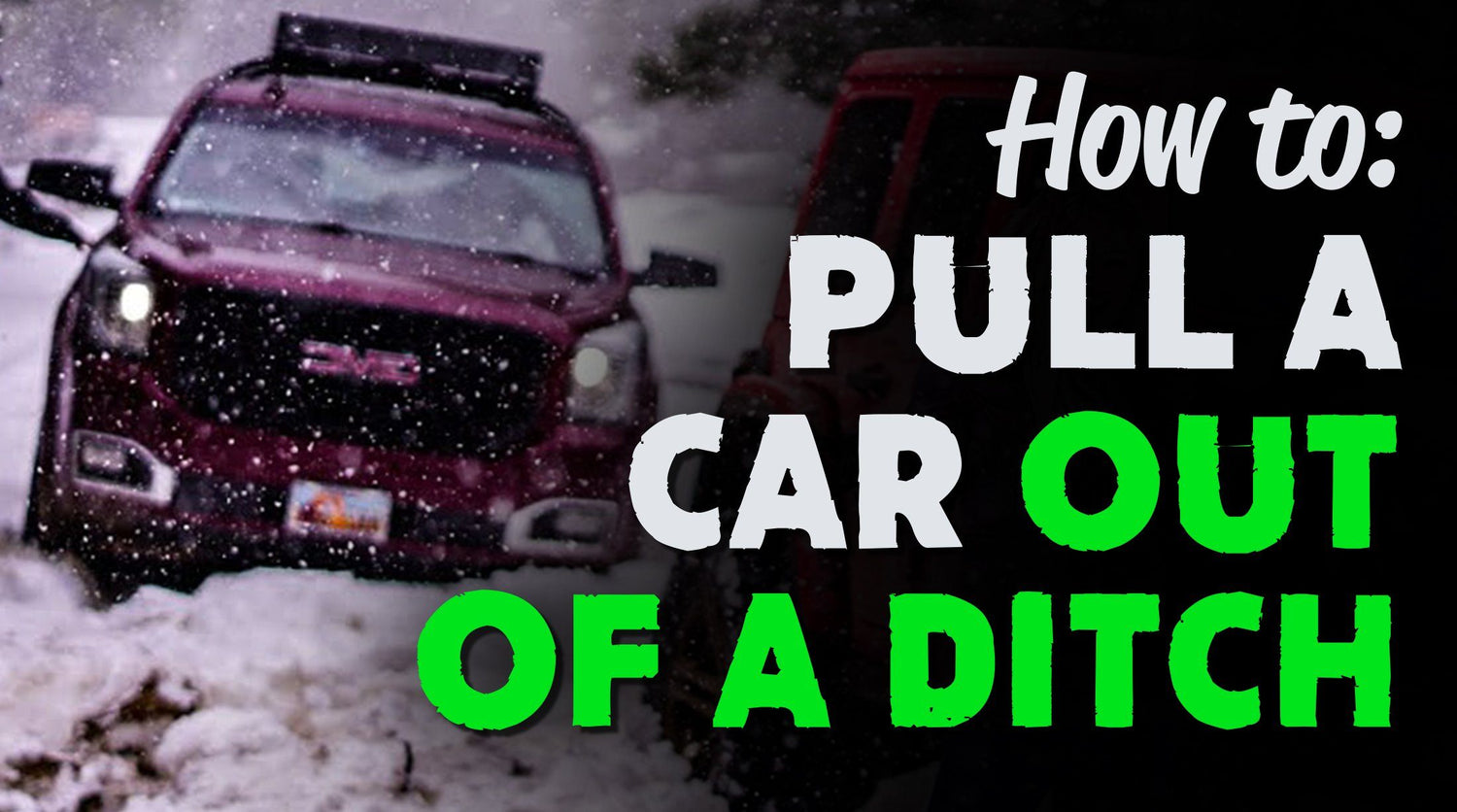 How to Pull Your Car out of a Ditch Safe and Fast! Rhino USA