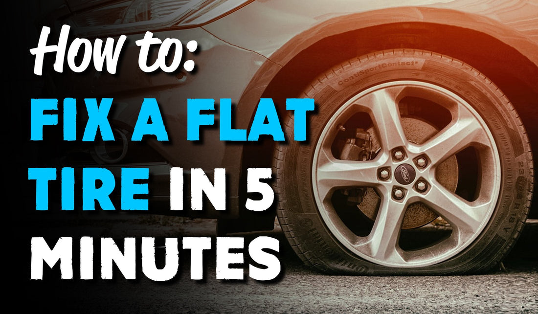 How to Fix a Flat in 5-Minutes using a Tire Repair Kit
