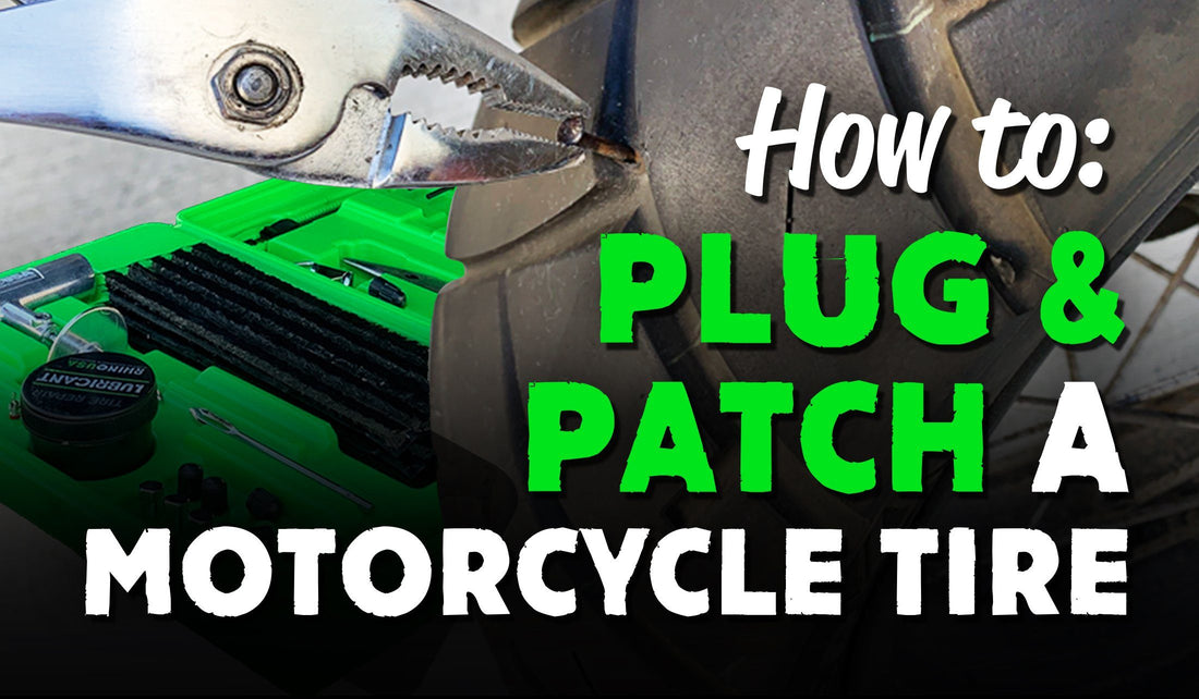 How To Plug And Patch A Motorcycle Tire Like A Pro