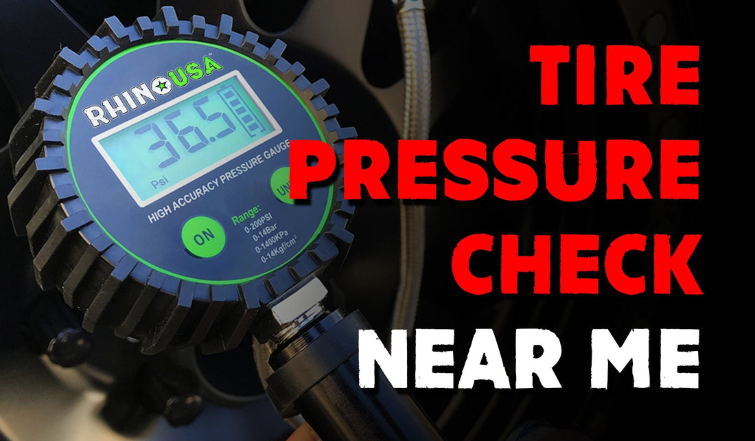 Tire Pressure Check Near Me | Map Included