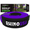 Rhino USA 3 inch by 8 foot recovery tree saver winch strap in purple with retail box
