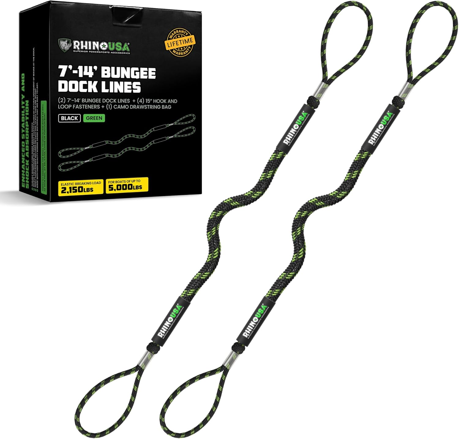 Heavy-Duty Bungee Dock Lines