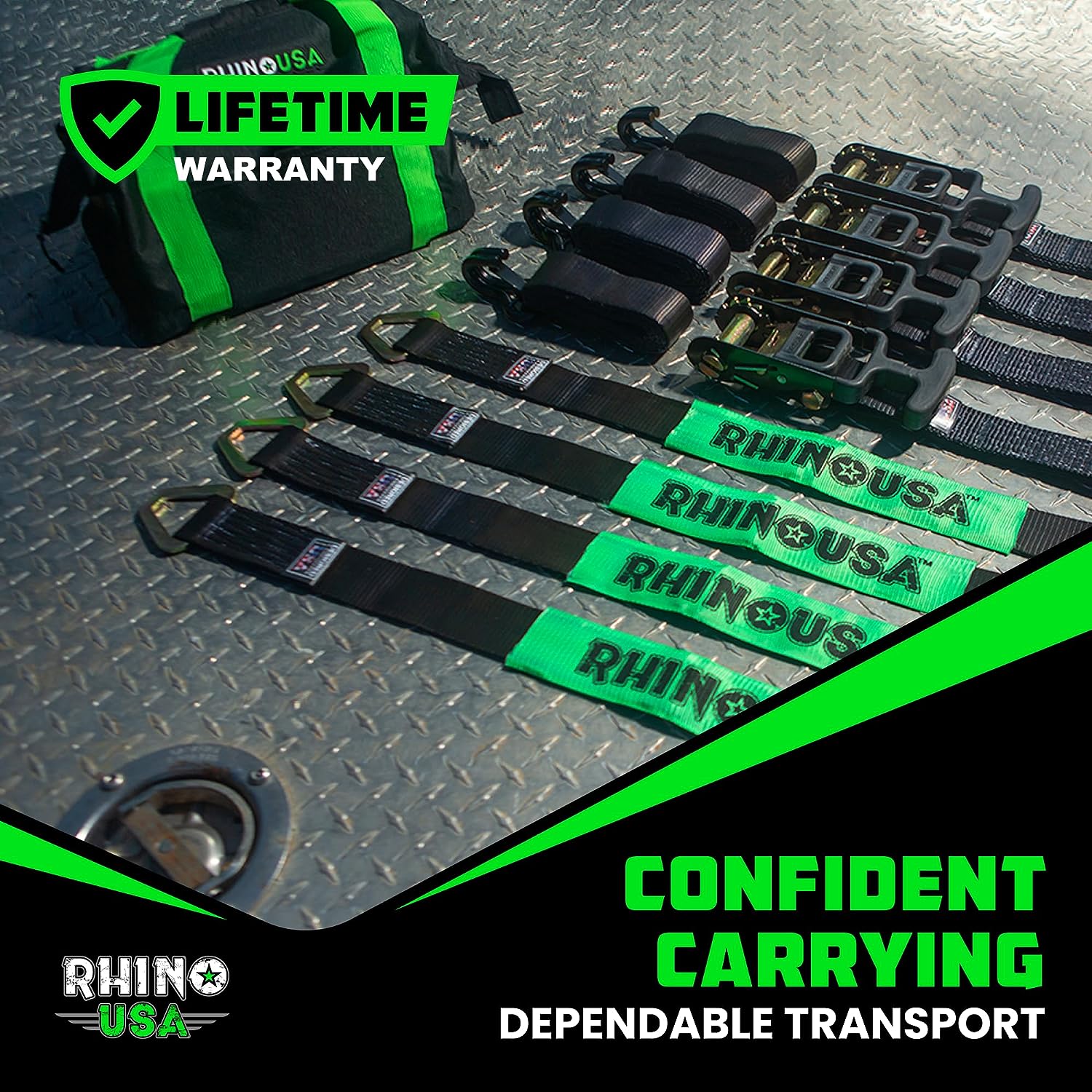 Rhino usa heavy duty vehicle tie down kit deals
