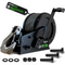 Rhino USA Heavy-Duty Boat Trailer Winch in Black with 3,500lb capacity, hook, and hardware kit