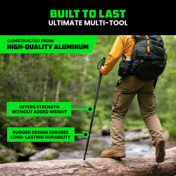 Tactical Hiking Stick w/ Integrated Survival Kit – Rhino USA
