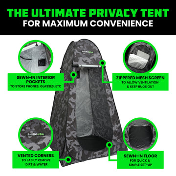 quick tent pop up Outdoor Pop-Up Privacy Tent – Rhino USA