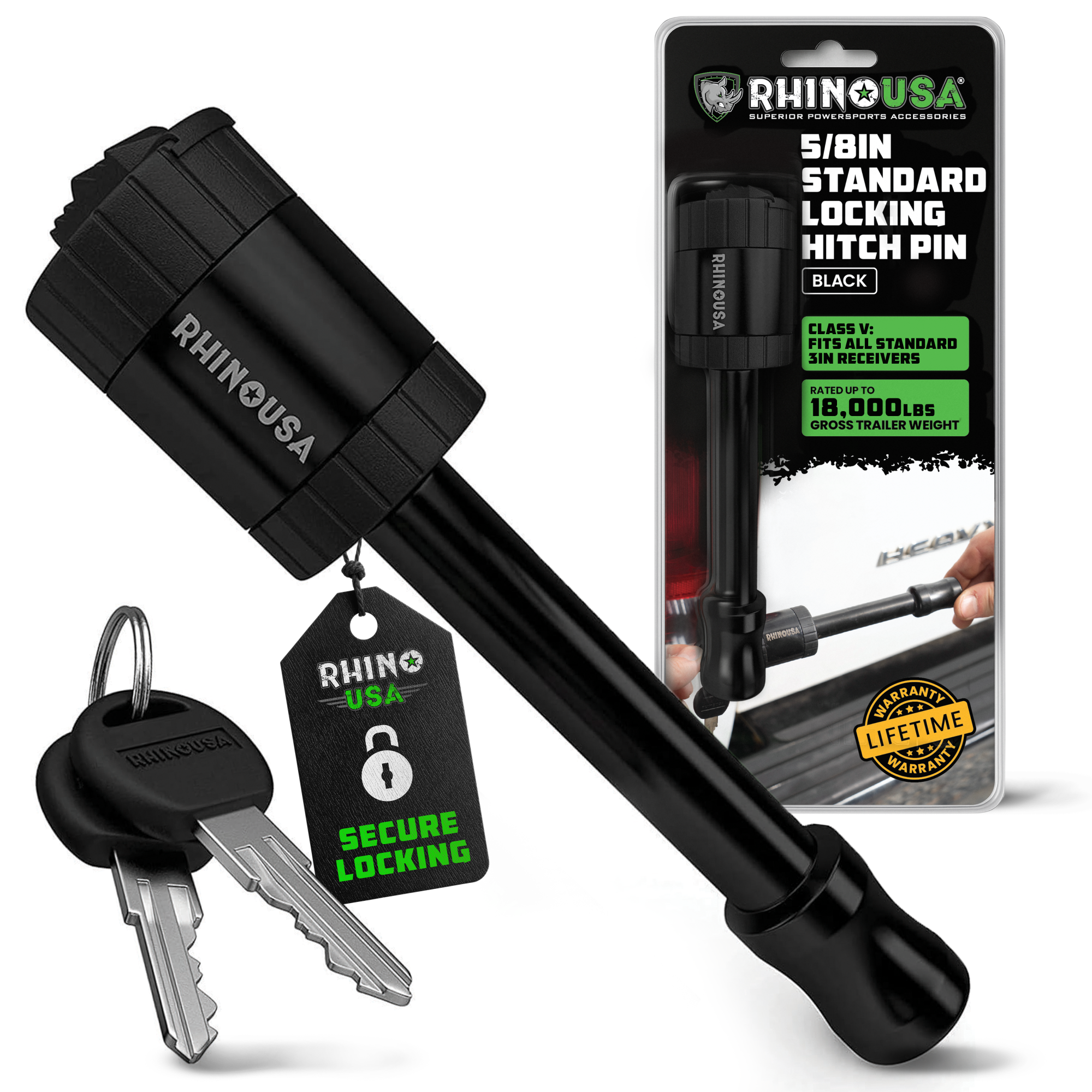 3" Locking Trailer Hitch Pin
