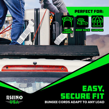 Rhino USA 28Pc Bungee Cord Assortment (RHINO-28-BNGE)