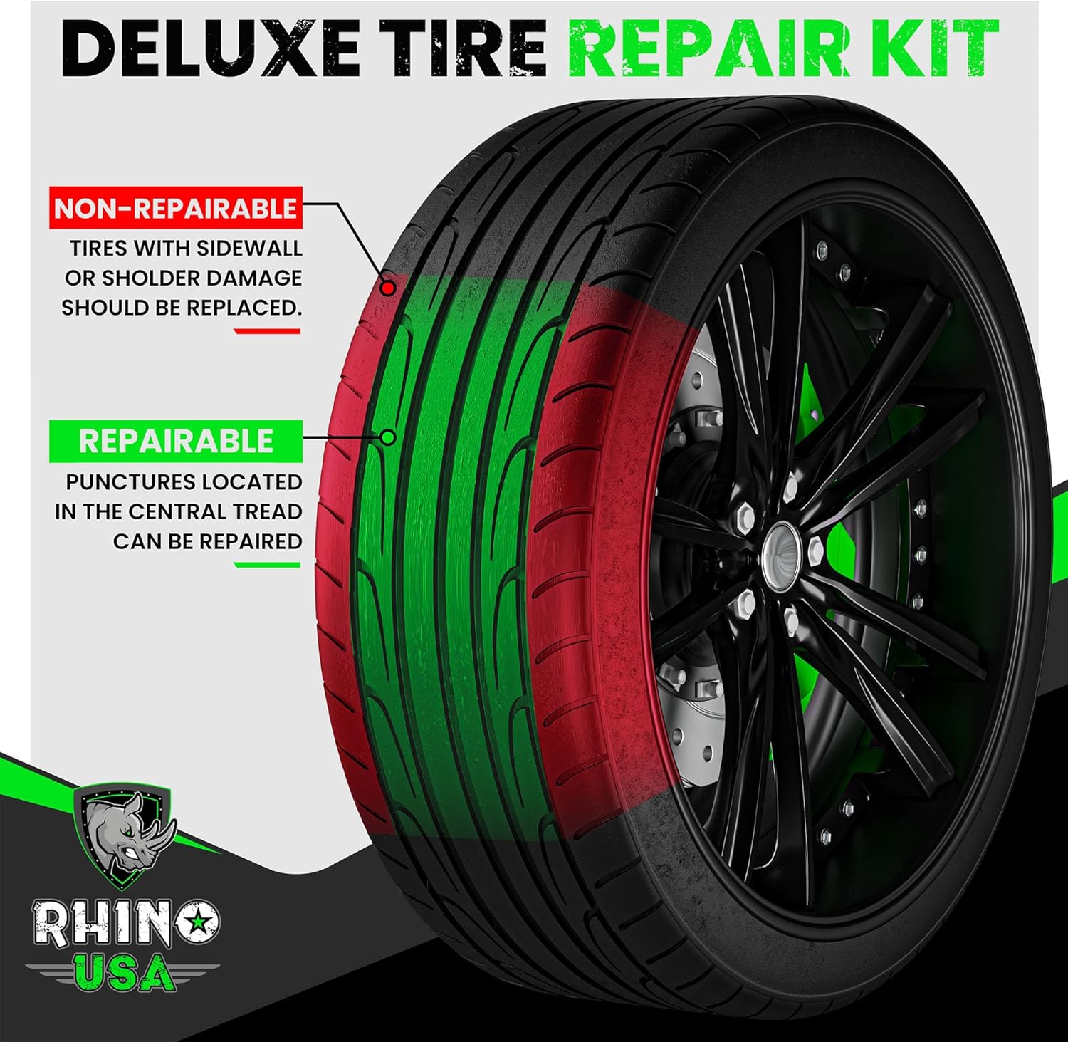 Car Tire Tyre Leak Repair Tubeless Tyre Puncture Repair Kit ,Screw