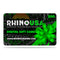 Rhino USA $50 digital gift card with green gift bow and rhino shield branding