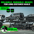 2" x 12' 3-Point Car Carrier Tie-Down Straps