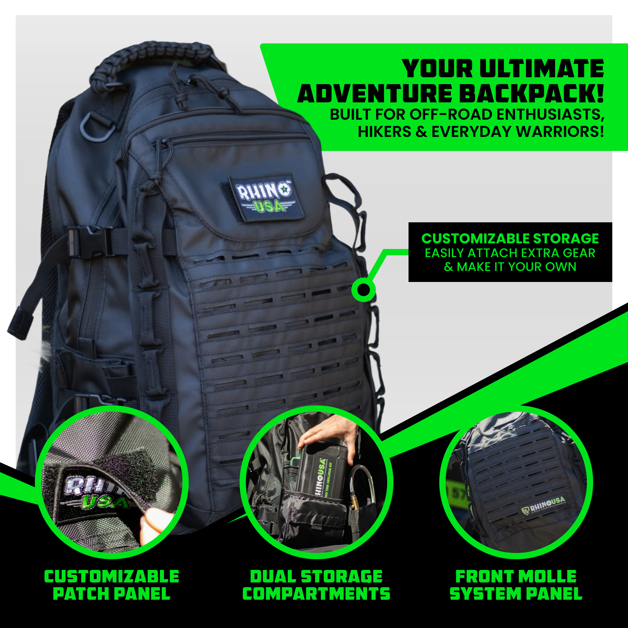 american made backpacks for hiking Rhino USA Tactical Backpack