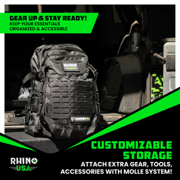 gear up tactical Rhino USA Tactical Backpack Black