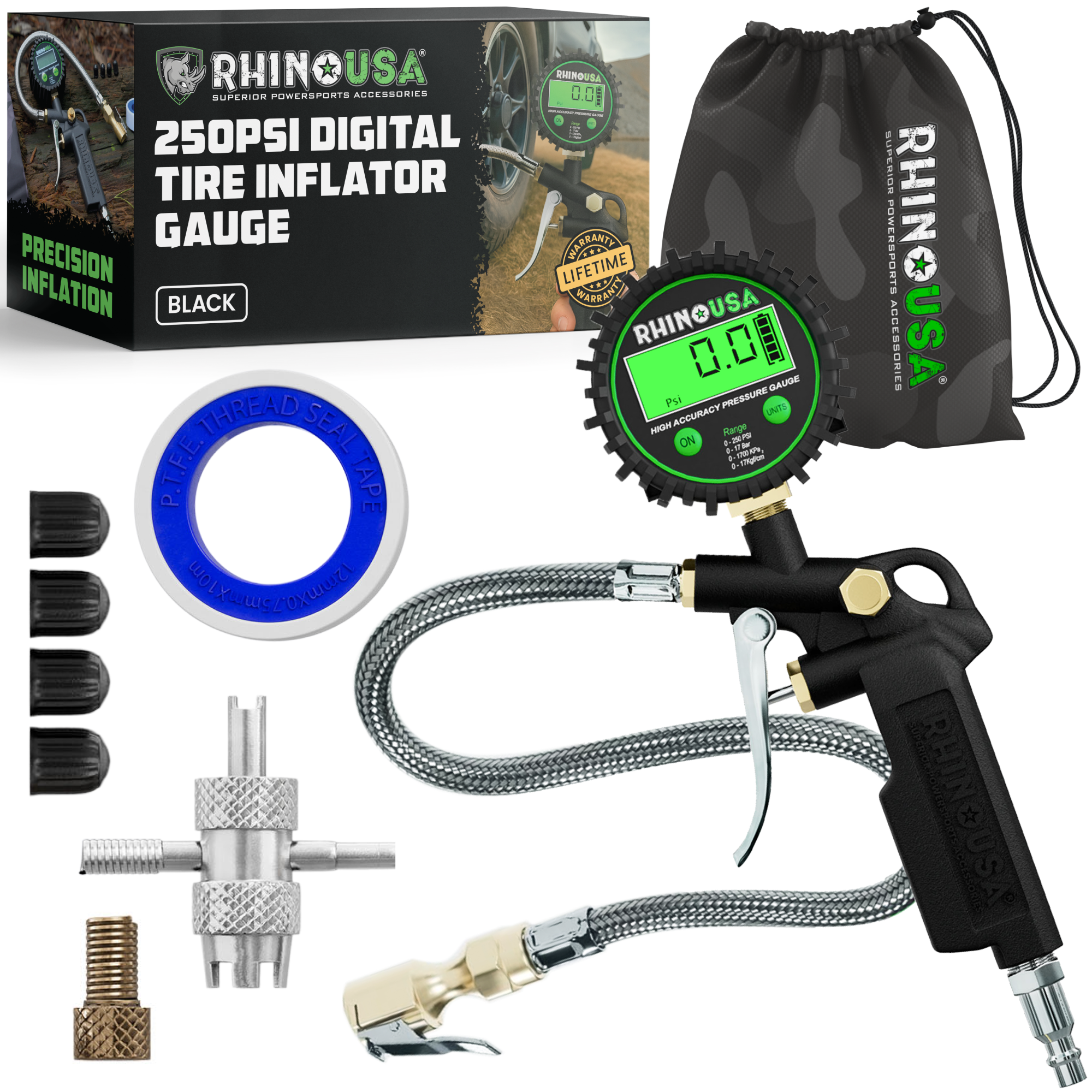250 PSI Digital Inflator Gauge
