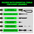 Tactical Hiking Stick w/ Integrated Survival Kit
