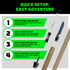 Tactical Hiking Stick w/ Integrated Survival Kit