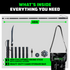 Tactical Hiking Stick w/ Integrated Survival Kit