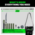 Tactical Hiking Stick w/ Integrated Survival Kit
