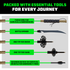 Tactical Hiking Stick w/ Integrated Survival Kit