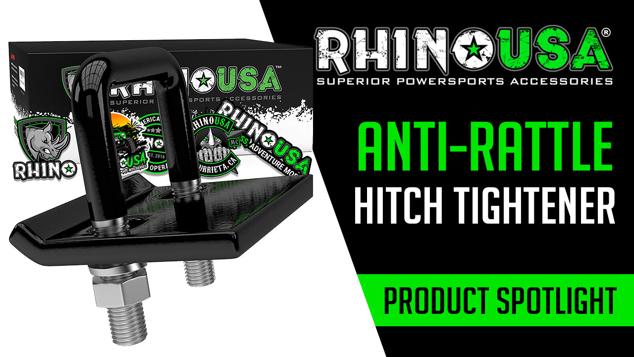  Rhino USA Hitch Tightener Anti-Rattle Clamp - Heavy Duty Steel  Stabilizer for 1.25 and 2 inch Hitches - Protective Anti-Rust Coating  Included on All Rhino Products. (Hitch Clamp) : Automotive