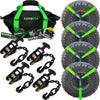 Car Tie-Down Lasso Straps (J-Hooks)