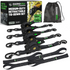 1" x 10' Retractable Ratchet Straps