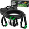 Rhino USA 1 inch by 10 foot kinetic recovery rope kit in black with soft shackles and heavy-duty carry bag