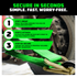 2" x 38" Axle Tie-Down Straps (4-Pack)