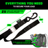 1.5" x 8' Cambuckle Tie-Down Straps (2-Pack)
