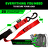 1.5" x 8' Cambuckle Tie-Down Straps (2-Pack)