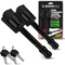 5/8" standard locking hitch pin 2-pack in black with four keys, 12,000 lb gross trailer weight