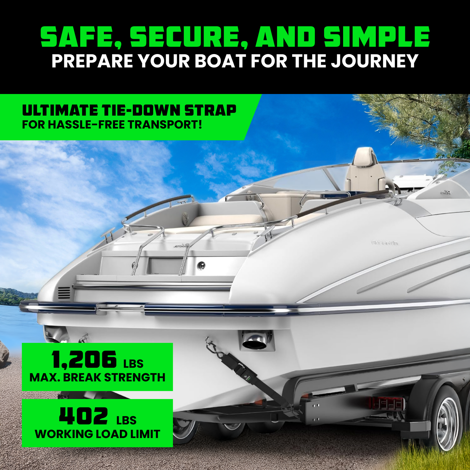 Best Transom Tie-Down Straps (2