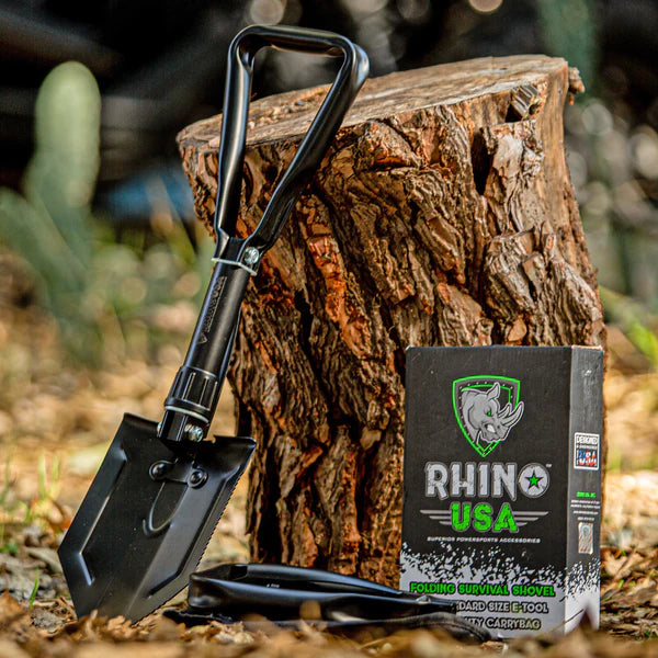 Best Folding Survival Shovel w/ Pick - Rhino USA