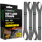 1.6" x 17" Soft Loop Tie-Down Straps (4-Pack)